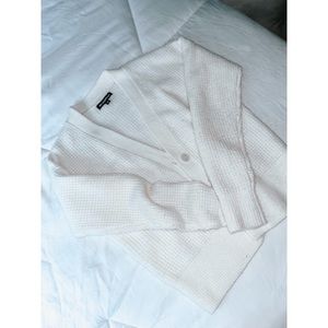 Waffle Knit Cardigan